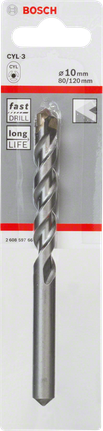 Bosch CYL-3 10mm 콘크리트 드릴 비트.