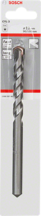 Bosch 콘크리트 드릴 비트 CYL-3 12mm.