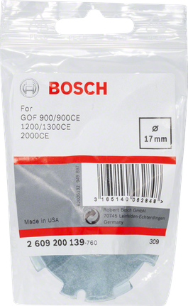 템플릿 가이드 Bosch 17mm 템플릿 가이드.