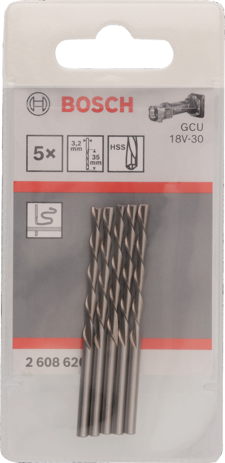 Bosch GCU 18V-30용 3.2mm 다목적 절삭 비트.