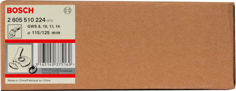 먼지 제거 기능이 있는 Bosch 절단 가이드 115/125mm.