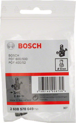 잠금 너트가 없는 콜렛 잠금 너트가 없는 Bosch 8mm 콜렛.