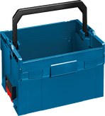 손잡이가 달린 Bosch LT-BOXX 272 도구 상자.