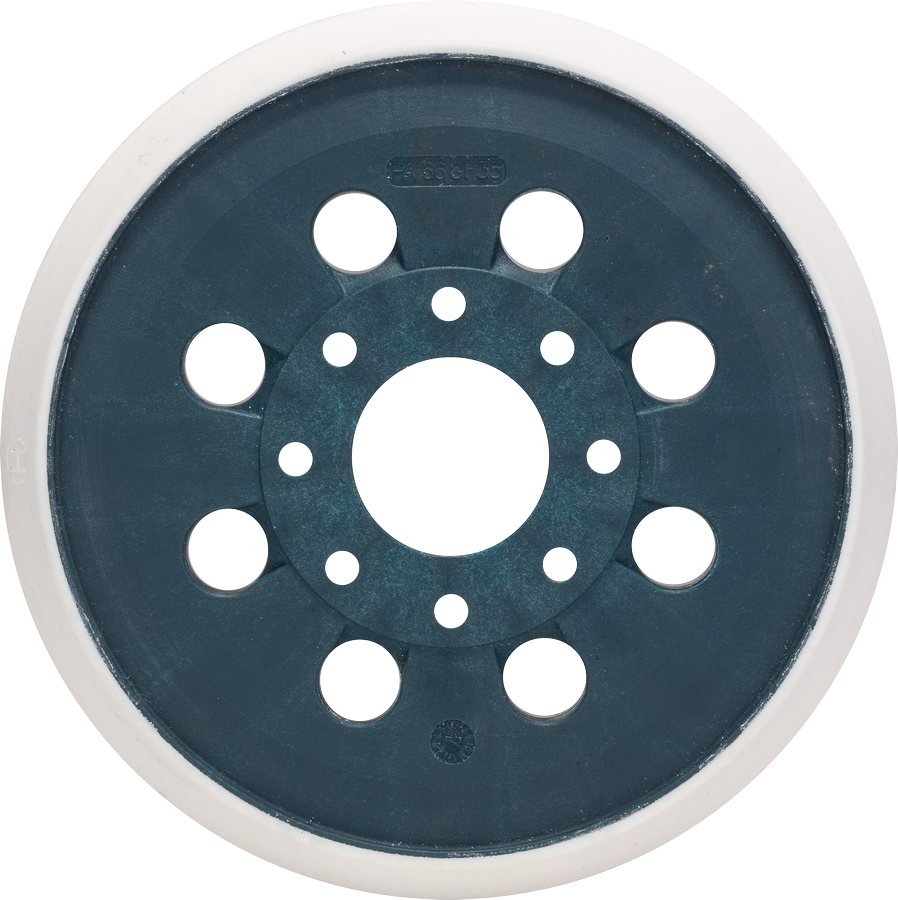 다중 구멍 디자인의 Bosch 전문가용 샌딩 패드.