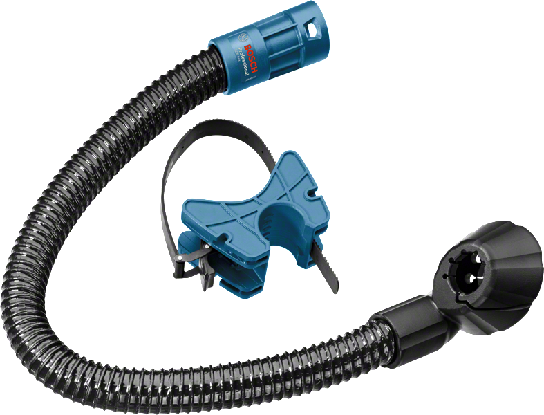 모든 브레이커에 사용할 수 있는 Bosch GDE 육각형 먼지 제거 액세서리.