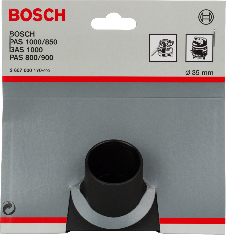 Bosch 35mm 굵은 먼지 노즐 (PAS 및 GAS 진공청소기용).