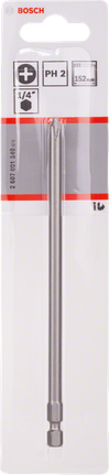 Bosch PH2 1/4″ 152mm 스크루드라이버 비트.