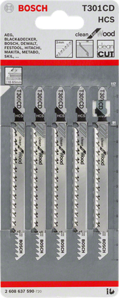 Bosch T 301 CD 톱날 팩.