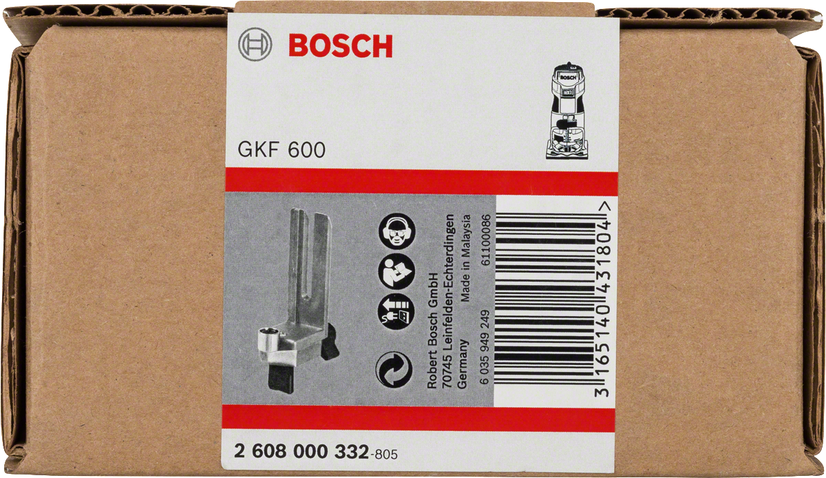 Bosch GKF 600 파일럿 가이드 액세서리.