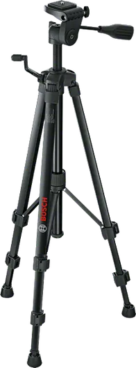 BT 150 높이와 손잡이를 조절할 수 있는 Bosch 삼각대.