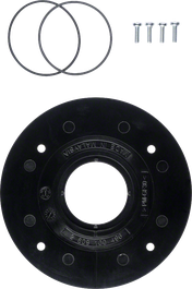 Bosch 원형 베이스 플레이트에 장착 나사와 링이 있습니다.