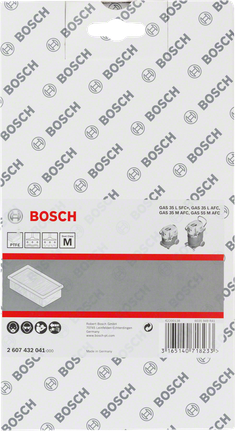 Bosch PTFE 플랫 플리트 필터.