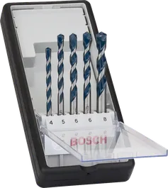 Bosch 5피스 로버스트 라인 CYL-5 콘크리트 드릴 비트 세트.