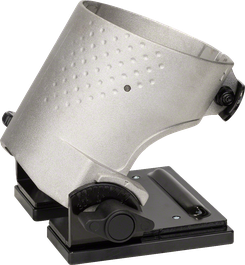 조절 가능한 틸트 베이스가 있는 Bosch 각도형 라우터 케이지.