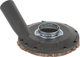 먼지 배출구, 브러시 링이 있는 Bosch 절단 가이드.