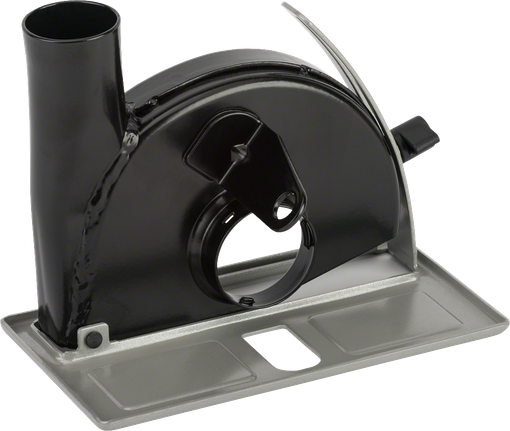 먼지 배출구가 있는 Bosch 절단 가이드.