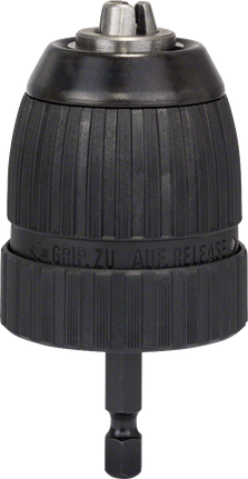 키레스 척, 최대 10mm 1/4인치 육각형 섕크가 있는 10mm Bosch 키리스 척.