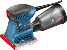 Bosch GSS 140-1 마이크로필터가 장착된 오비탈 샌더.