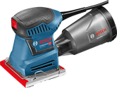 Bosch GSS 140-1 마이크로필터가 장착된 오비탈 샌더.