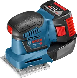 Bosch GSS 18V-10 무선 오비탈 샌더.