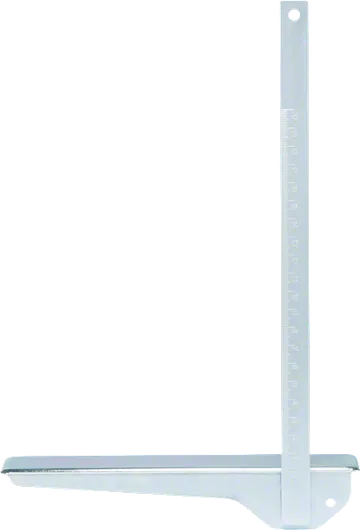 휴대용 원형 톱용 평행 가이드 측정 표시가 있는 Bosch 평행 가이드.