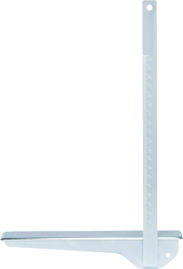 측정 표시가 있는 Bosch 평행 가이드.