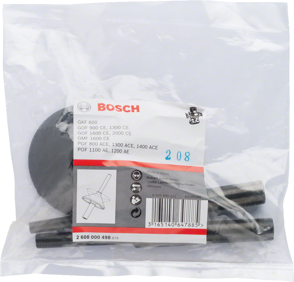 Bosch 라우터 액세서리용 센터링 핀 세트(8/12mm).