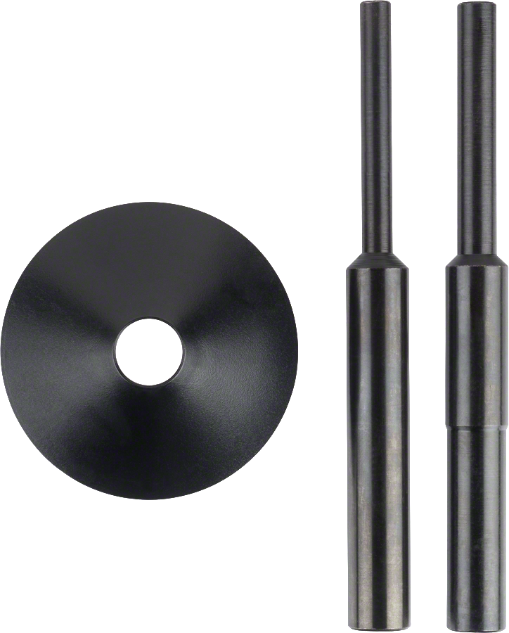 Bosch 센터링 핀 세트 8/12mm (가이드 플레이트 포함).