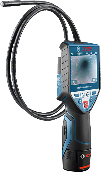 Bosch GIC 120 C 검사 카메라 (3.5인치 디스플레이 탑재).