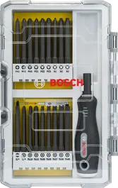 Bosch 32피스 스크류드라이빙 비트 및 라쳇 세트.
