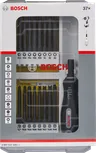 Bosch 37피스 스크루드라이버 비트 세트(라쳇 포함).