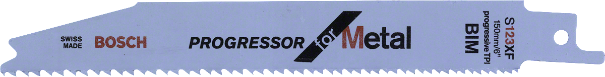 금속 톱날용 Bosch S123XF 프로그레서.