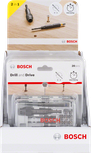 빠르고 간편한 드릴링과 스크류 드라이빙을 위한 Bosch 드릴 앤 드라이브 2-in-1 비트 세트.