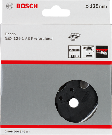 Bosch 125mm 샌딩 패드 교체.