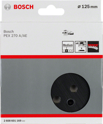 샌딩판 Bosch 125mm 샌딩 패드.