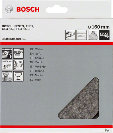 Bosch 160mm 광택 펠트.