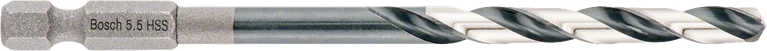 Bosch HSS 육각형 섕크 트위스트 드릴 비트 5.5mm.