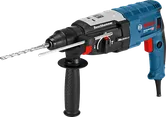 SDS 플러스와 측면 핸들이 장착된 Bosch GBH 2-28 로터리 해머.