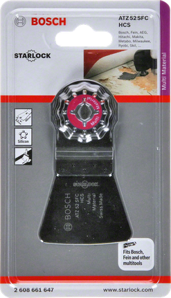 Bosch HCS 스크레이퍼 ATZ 52 SFC 2-1/16″ 유연함.