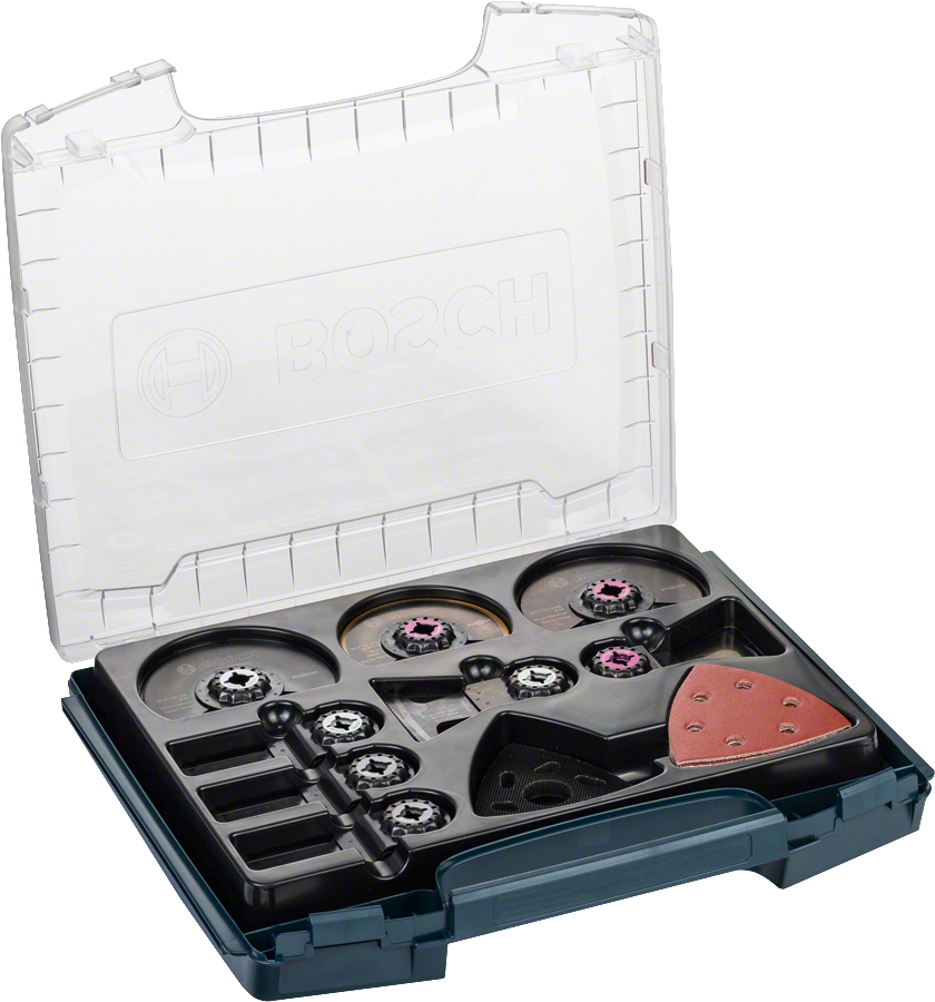 실내 설치용 Bosch 34피스 i-BOXX Pro 세트.