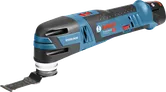 스타록 블레이드가 장착된 Bosch GOP 12V-28 무선 멀티툴.
