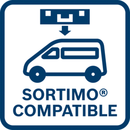 Load quickly and drive safely Fits the German TÜV-tested in-vehicle equipment system from SORTIMO perfectly and without an adapter