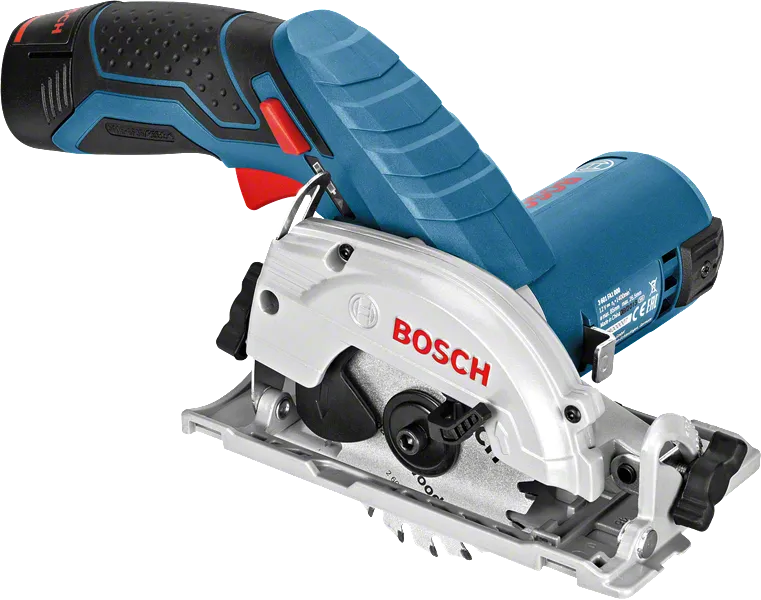 목재 절단용 Bosch GKS 12V-26 무선 원형 톱.