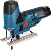 정밀 절단을 위한 Bosch GST 12V-LI 무선 톱.