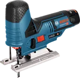 정밀 절단을 위한 Bosch GST 12V-LI 무선 톱.