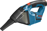 작은 이물질을 청소하기 위한 Bosch 휴대용 진공 청소기 GAS 12V.