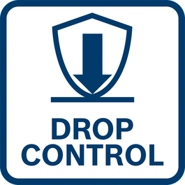 사용자 보호 기능 개선 Drop Control 기능으로 공구가 돌발적으로 떨어질 때 공구의 전원을 끄는 기능 덕분