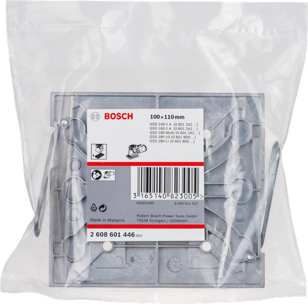 Bosch 멀티샌더용 샌딩 플레이트 100 x 110 mm.