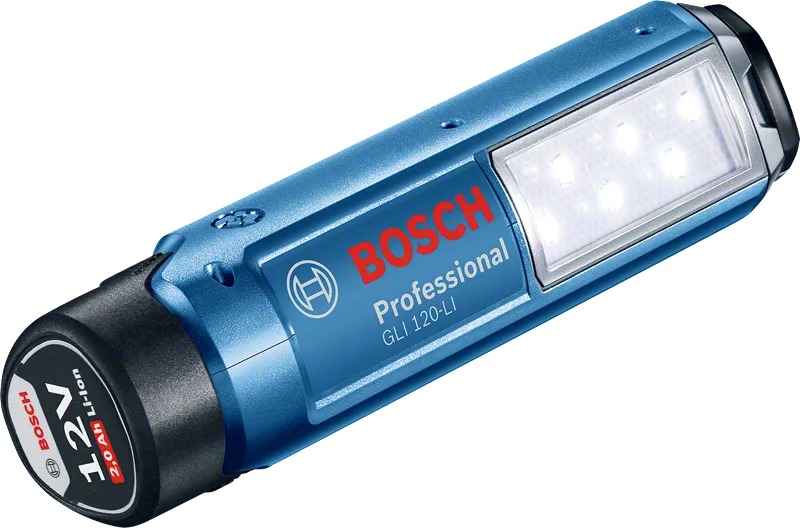 GLI 10.8V-300 Bosch GLI 120-LI LED 무선 작업 조명.