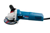인체공학적 손잡이가 달린 Bosch GWS 750-100 각도 그라인더.
